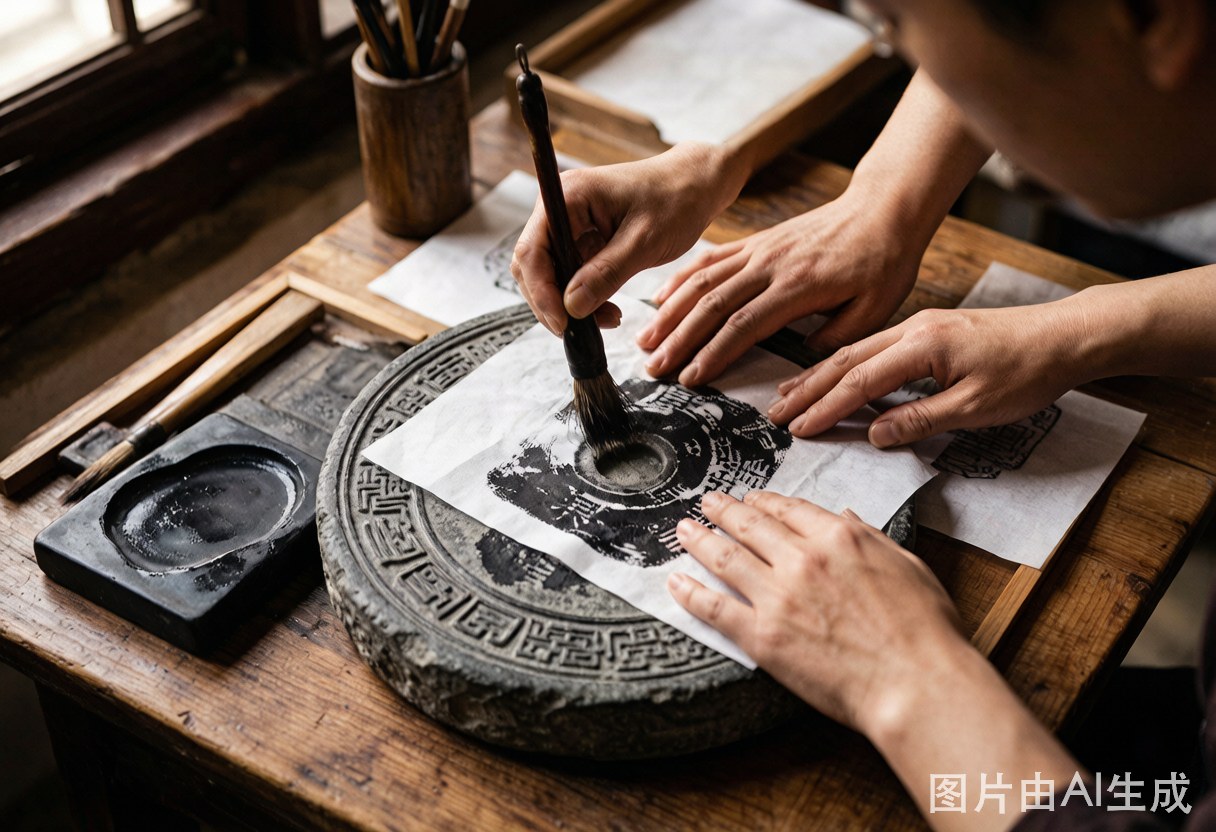 古建拓印手作